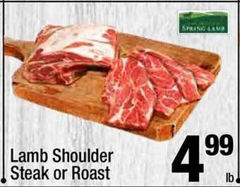 Super King Markets Lamb shoulder steak or roast offer