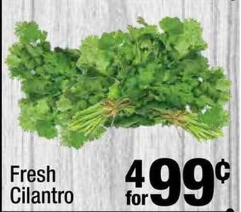 Super King Markets Fresh cilantro offer