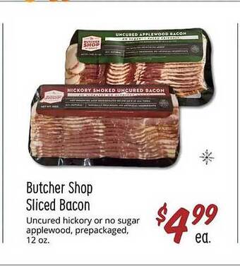 Sprouts Farmers Market Butcher shop sliced bacon offer