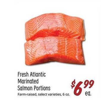 Sprouts Farmers Market Fresh atlantic marinated salmon portions offer