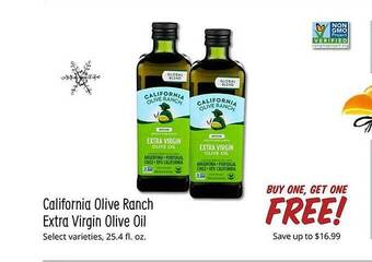 Sprouts Farmers Market California olive ranch extra virgin olive oil offer