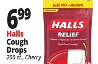 Ocean State Job Lot Halls cough drops offer