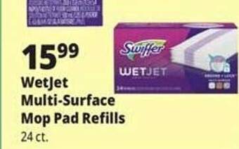 Ocean State Job Lot Wetjet multisurface mop pad refills offer