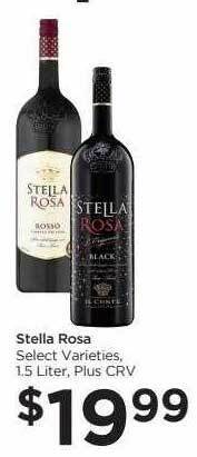 Food 4 Less Stella rosa offer
