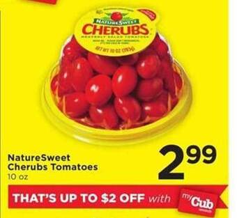 Cub Foods Naturesweet cherubs tomatoes offer