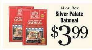 Morton Williams Silver palate oatmeal offer