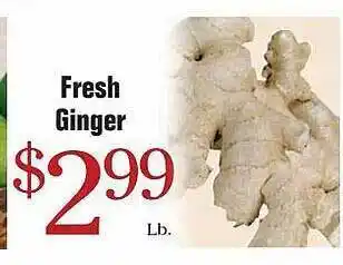 Morton Williams Fresh ginger offer