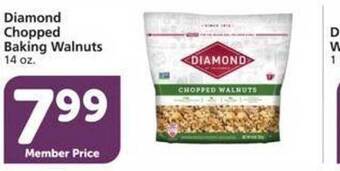 Vons Diamond chopped baking walnuts offer