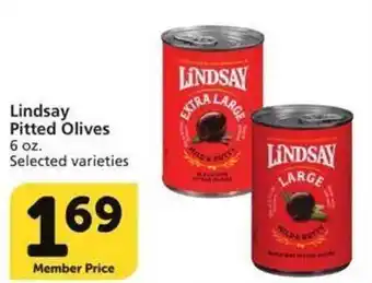 Vons Lindsay pitted olives offer