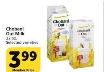 Vons Chobani oat milk offer