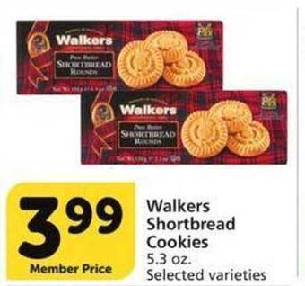 Vons Walkers shortbread cookies offer