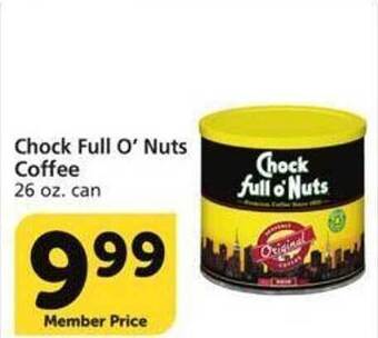 Vons Chock full o' nuts coffee offer