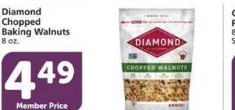 Vons Diamond chopped baking walnuts offer