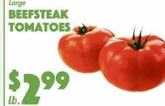 The Food Emporium Beefsteak tomatoes offer