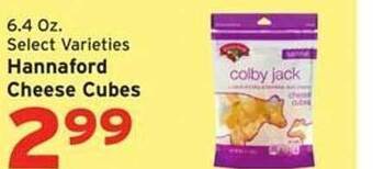 Hannaford Hannaford cheese cubes offer