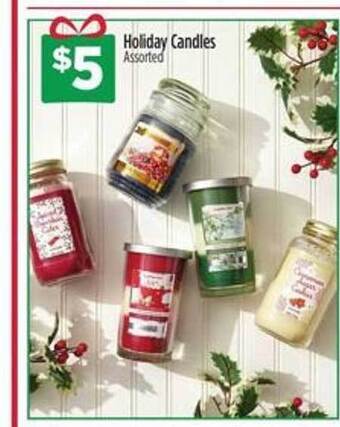 Dollar General Holiday candles offer