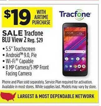 Dollar General Tracfone blu view 2 offer