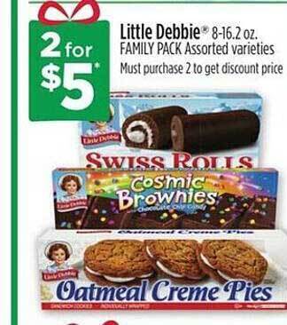 Dollar General Little debbie family pack offer