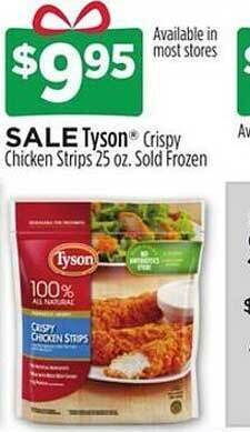 Dollar General Tyson crispy chicken strips offer