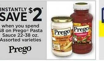 Dollar General Prego pasta sauce offer