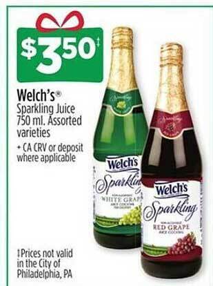 Dollar General Welch's sparkling juice offer