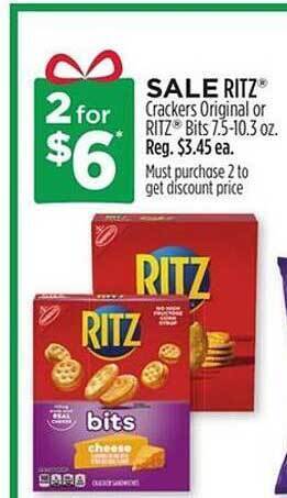 Dollar General Ritz crackers original or bits offer
