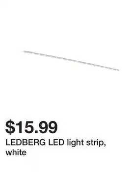 Ikea Ledberg led light strip, white offer