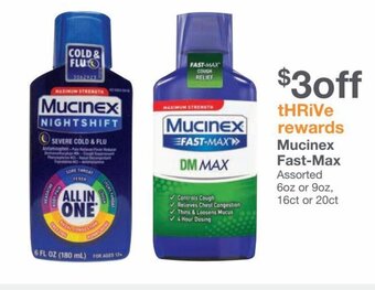 Kinney Drugs Mucinex Fast-Max offer