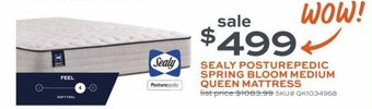 Slumberland Furniture Sealy Posturepedic Spring Bloom Medium Queen Mattress offer