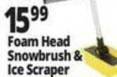 Ocean State Job Lot Foam head snowbrush & ice scraper offer