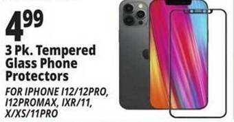 Ocean State Job Lot Tempered glass phone protectors offer