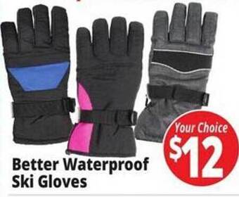 Ocean State Job Lot Better waterproof ski gloves offer