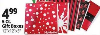 Ocean State Job Lot Gift boxes offer