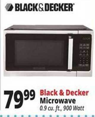 Ocean State Job Lot Black & decker microwave offer