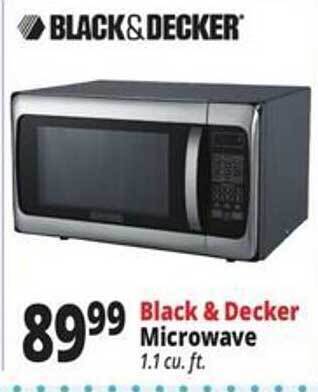 Ocean State Job Lot Black & decker microwave offer