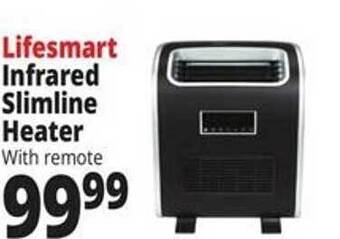 Ocean State Job Lot Lifesmart infrared slimline heater offer