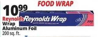 Ocean State Job Lot Reynolds wrap aluminum foil offer