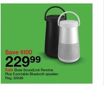 Target Bose soundlink revolve plus ii portable bluetooth speaker offer