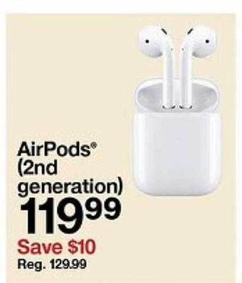 Target Airpods (2nd generation) offer