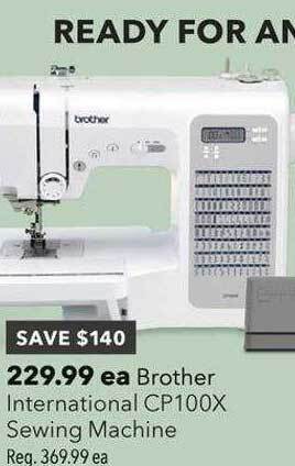 JOANN Brother international cp100x sewing machine offer