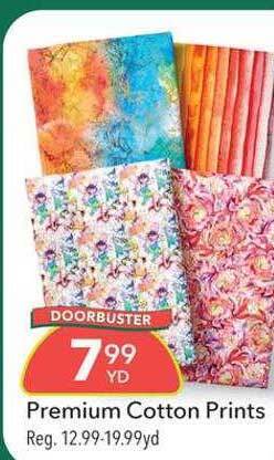 JOANN Premium cotton prints offer