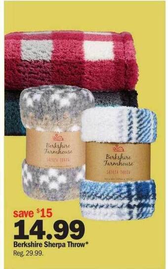 Meijer Berkshire sherpa throw offer