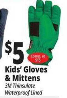 Ocean State Job Lot Kids' gloves & mittens offer