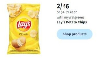 Walgreens Lay's Potato Chips offer