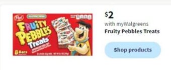 Walgreens Fruity Pebbles Treats offer