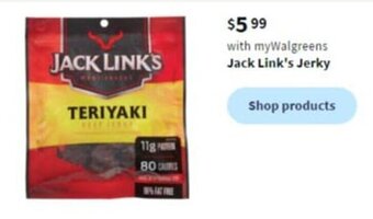 Walgreens Jack Link's Jerky offer