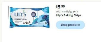 Walgreens Lily's Baking Chips offer