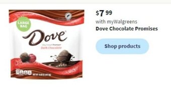 Walgreens Dove Chocolate Promises offer