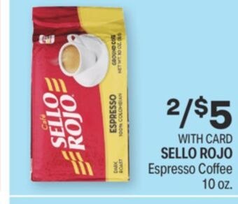 CVS Sello rojo espresso coffee 10 oz. offer