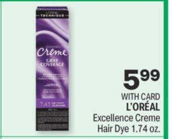 CVS L' oréal excellence creme hair dye 1.74 oz. offer
